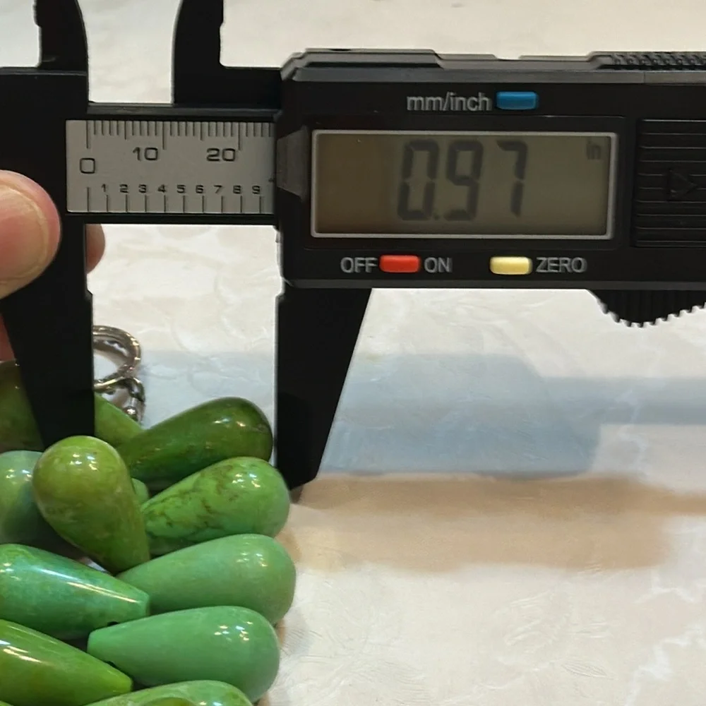 Barse Vintage Gaspeite Statement Teardrop Bracelet 8” in length 138.41 grams🔥🔥 - Picture 10 of 15